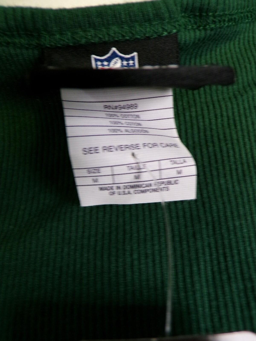Women's Jets Green Tank Top M Scoop Neck