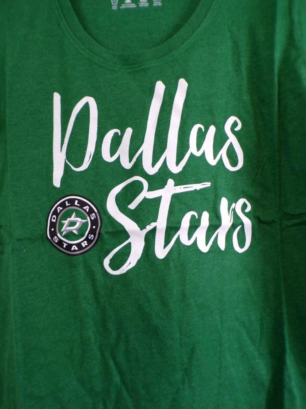 Women's Dallas Stars Green T Shirt S Crew Neck