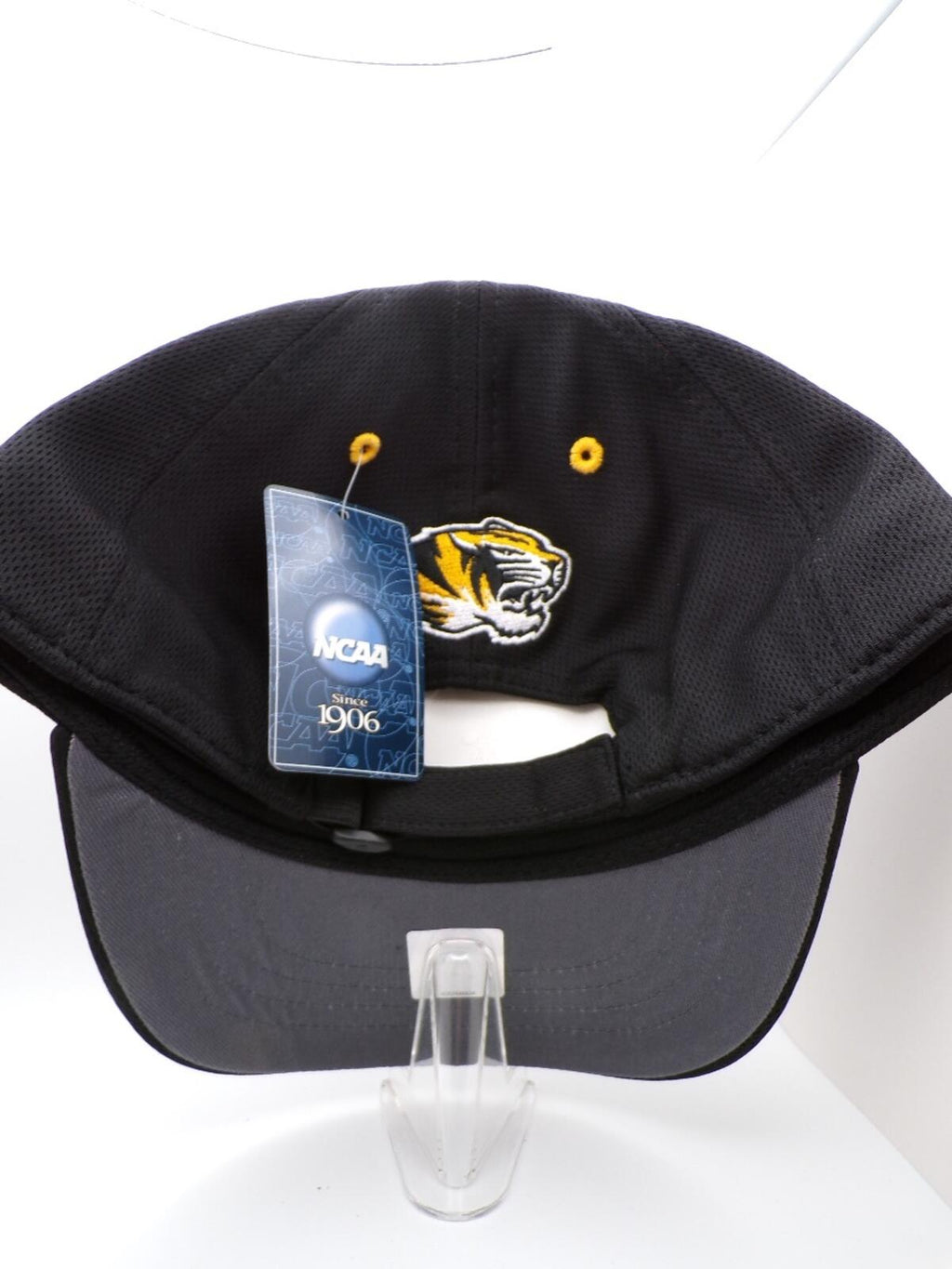 NCAA Signatures Men's Missouri Tigers Black Baseball Cap Yellow Piping