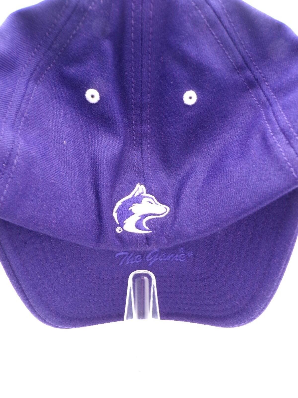 The Game Classic Collegiate Purple Men Baseball Cap W Logo Hat