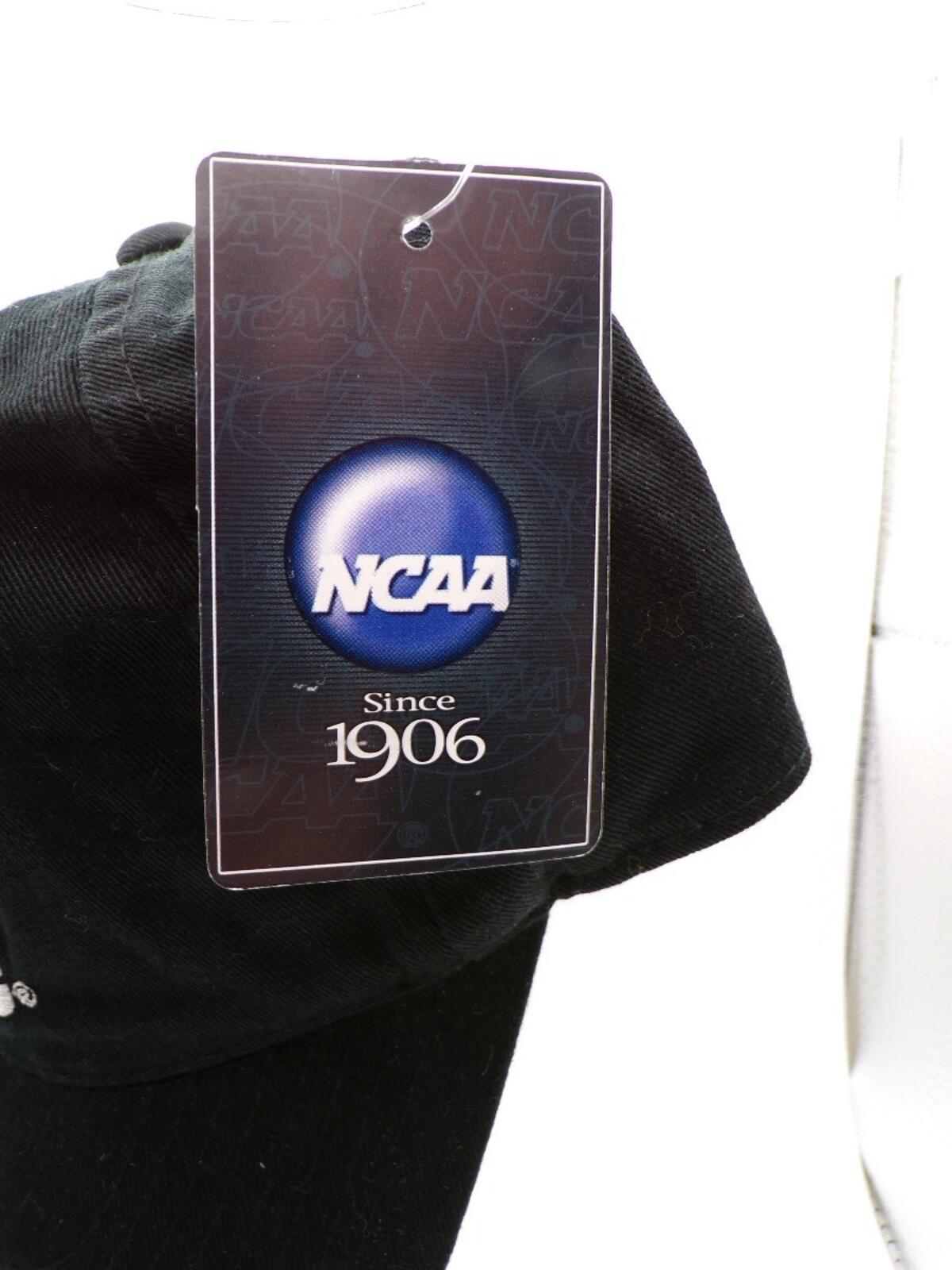 Mizzou Missouri Tigers Black Adjustable Baseball Cap Size M Embroidered