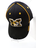 NCAA Signatures Men's Missouri Tigers Black Baseball Cap Yellow Piping