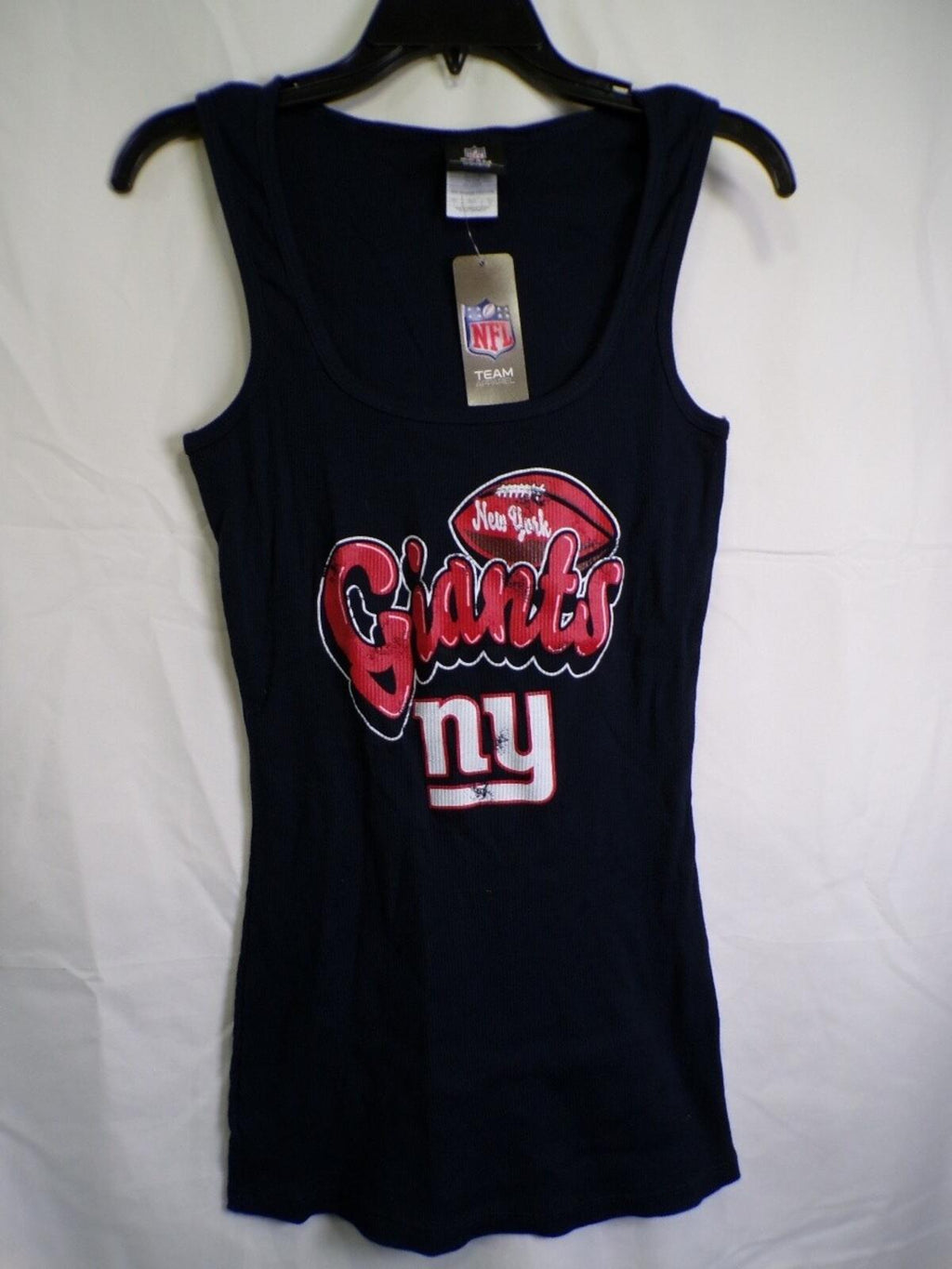 Women's Giants Navy Ribbed Tank Top Size L