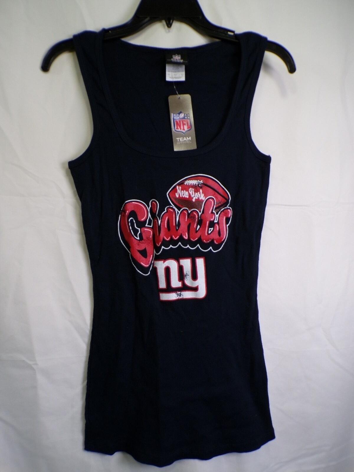 Women's Giants Navy Ribbed Tank Top Size L