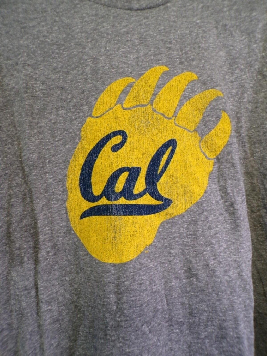 Retro Brand Men's Cal Golden Bears Gray XL T Shirt Crewneck