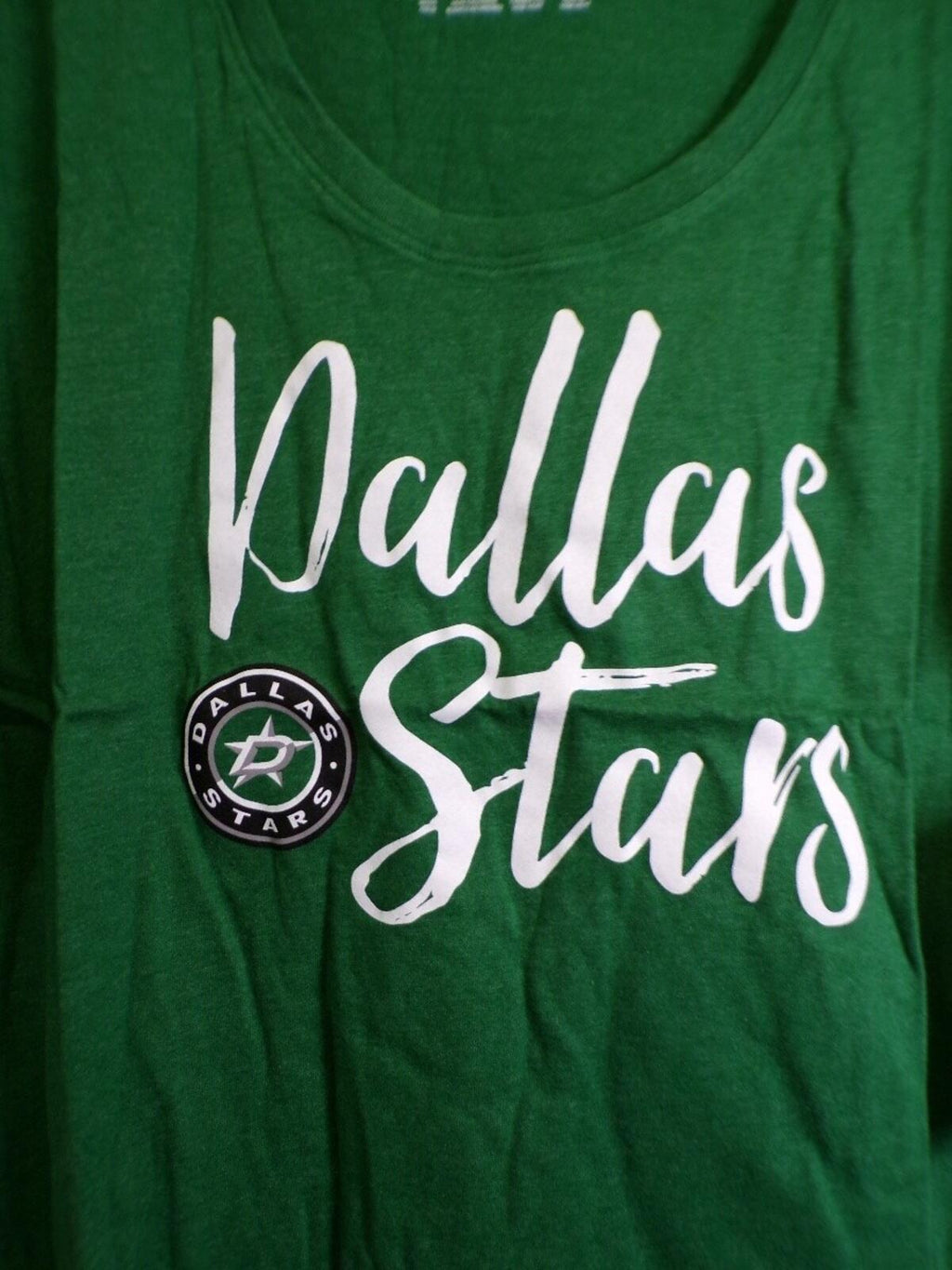 47 Brand Women's Dallas Stars Scoop Neck T-Shirt 2XL Kelly Green