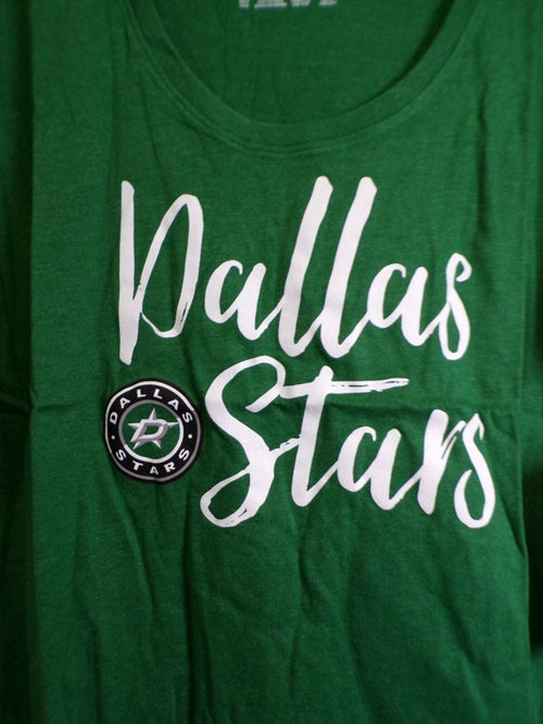 47 Brand Women's Dallas Stars Scoop Neck T-Shirt 2XL Kelly Green