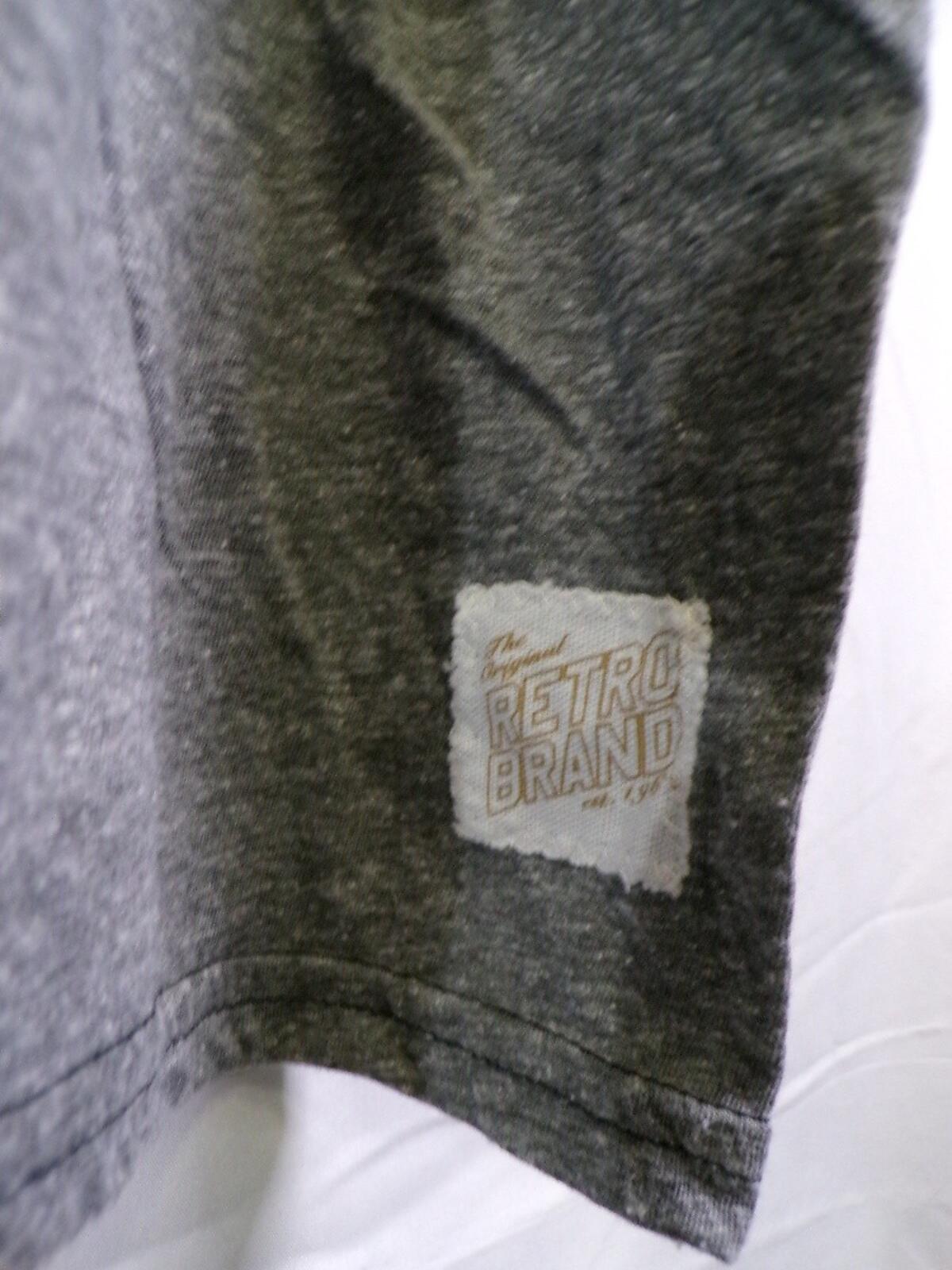 Retro Brand Men's Cal Golden Bears Gray XL T Shirt Crewneck