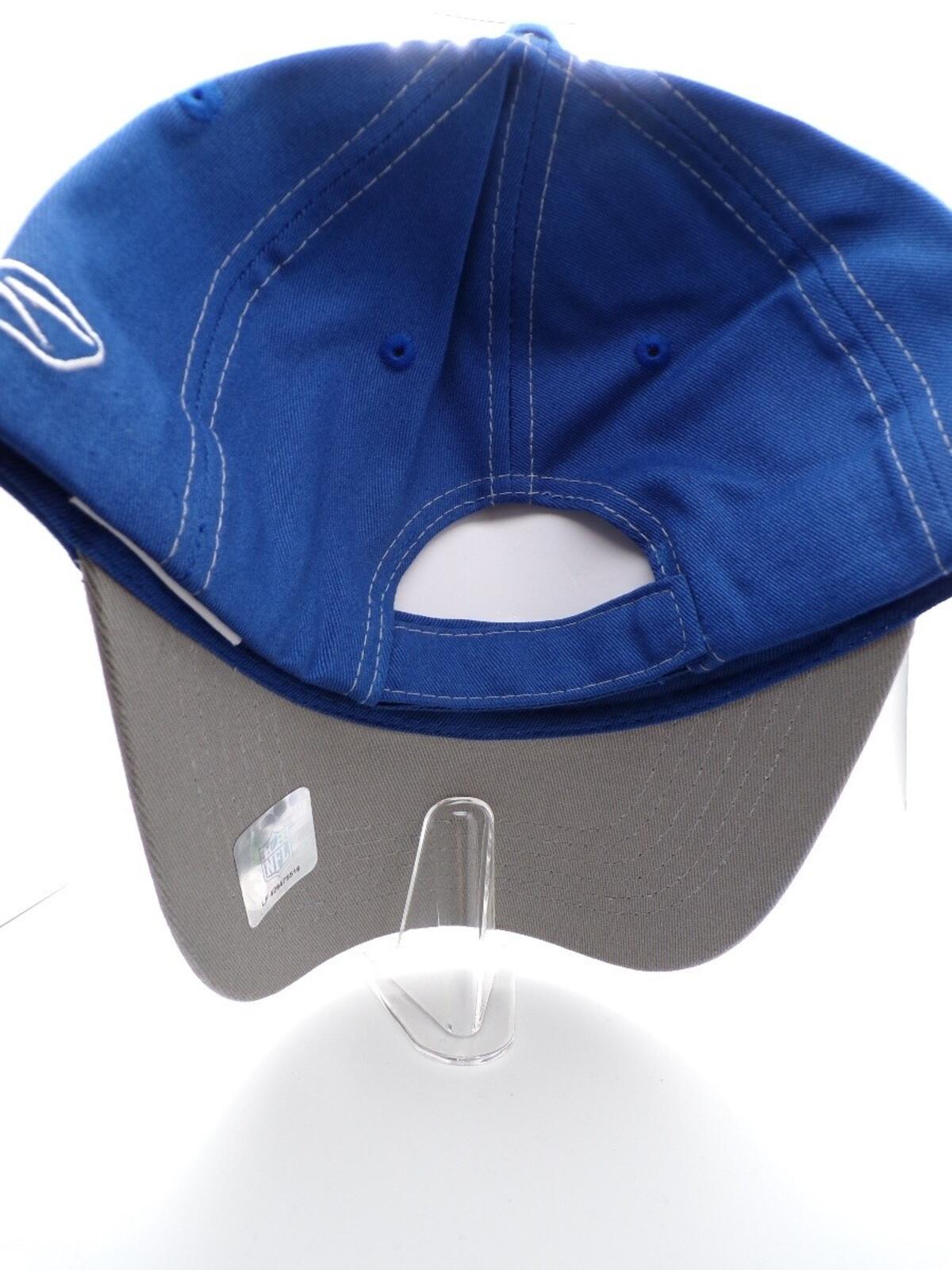 Reebok Indianapolis Colts Blue Gray Baseball Cap Adjustable Men Hat