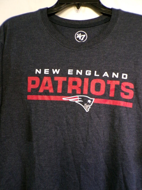 '47 Brand New England Patriots T-Shirt Navy 2XL Crewneck Graphic Tee
