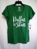 47 Brand Dallas Stars Women's M Kelly Green T Shirt Scoop Neck Tee