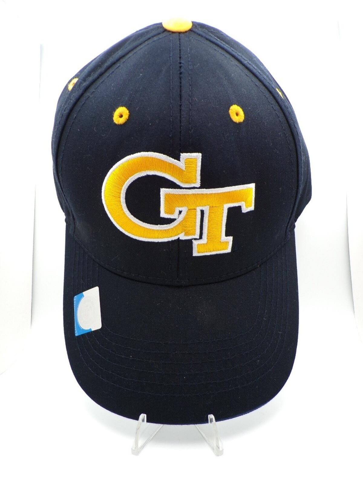 Georgia Tech Yellow Jackets Navy GT Baseball Cap Collegiate Headwear