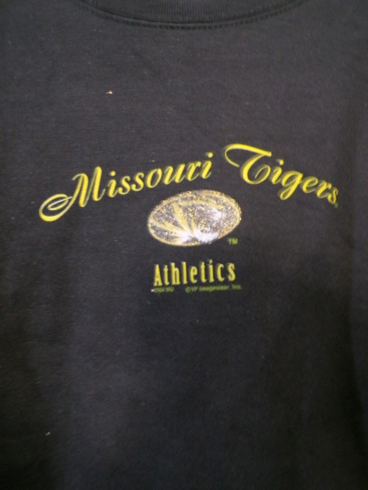 Missouri Tigers Women's Crewneck Sweatshirt Size 1X Black