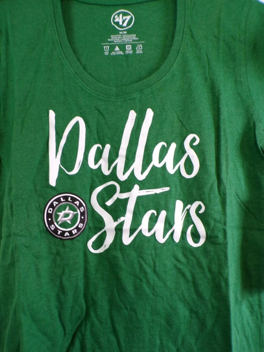 Dallas Stars Women's Green T Shirt Medium Crew MPN B88446886