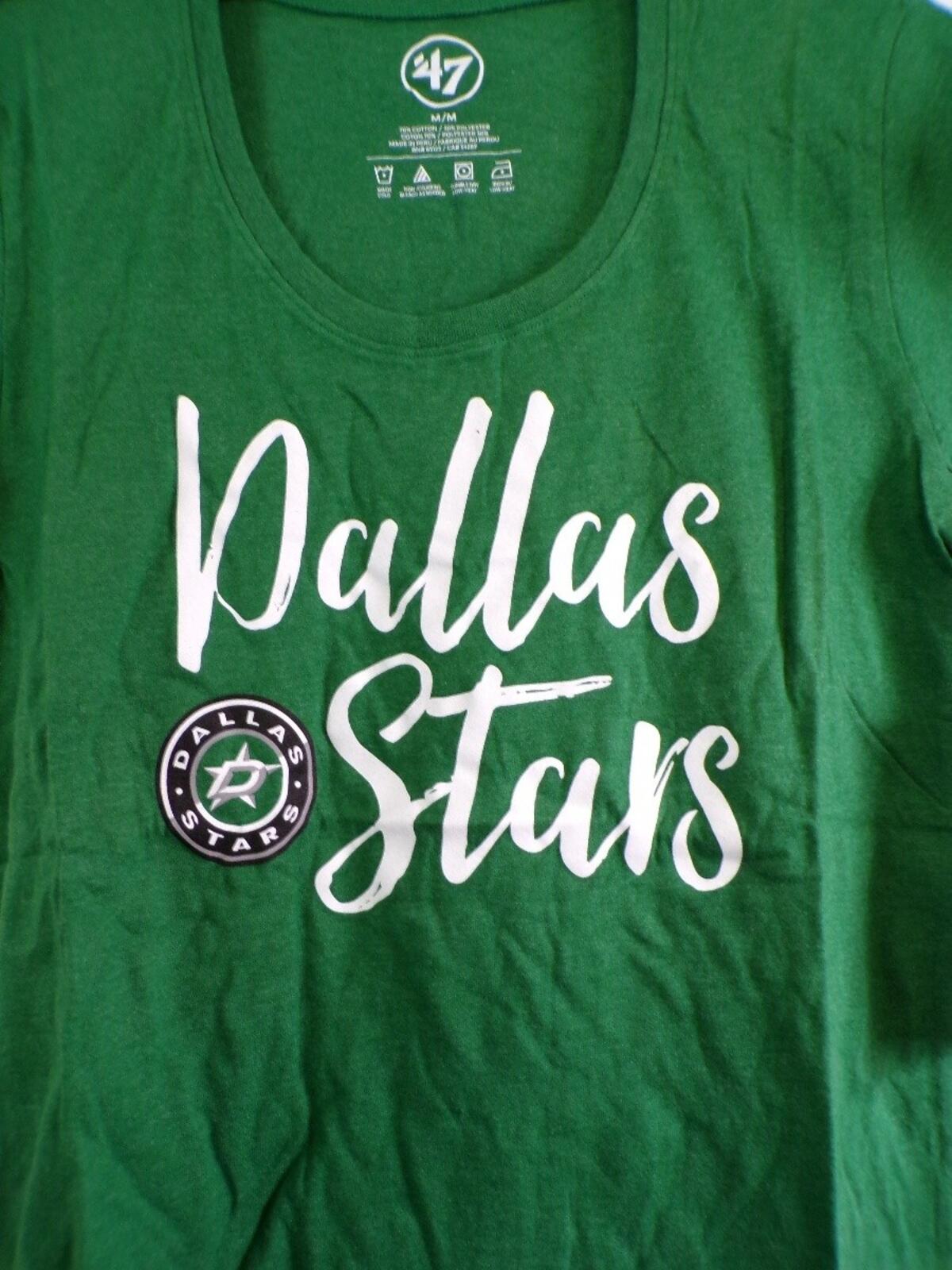 Dallas Stars Women's Green T Shirt Medium Crew MPN B88446886