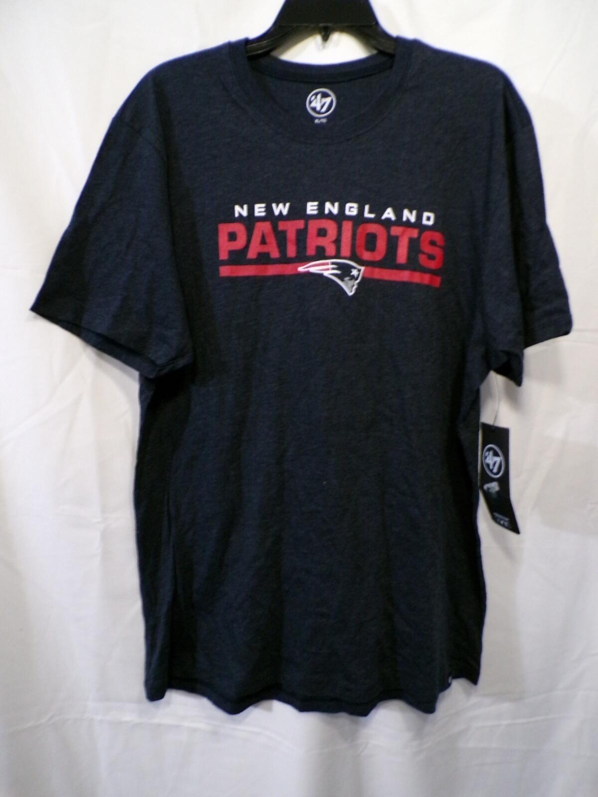 47 Brand Patriots Men's XL Navy Graphic T-Shirt