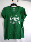 Dallas Stars Women's Tank Top Large Green Scoop Tee