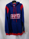 NY Giants 1/4 Zip Pullover Hoodie Blue XL Big & Tall Team Apparel XLT
