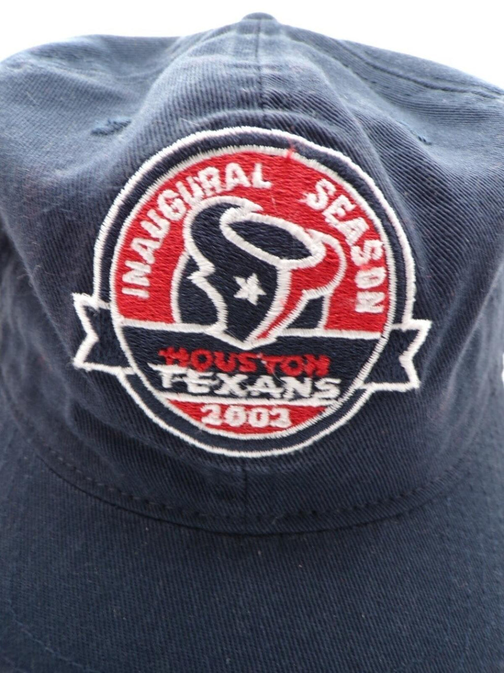 Houston Texans 2002 Inaugural Season Navy Baseball Cap Reliant Stadium Vintage