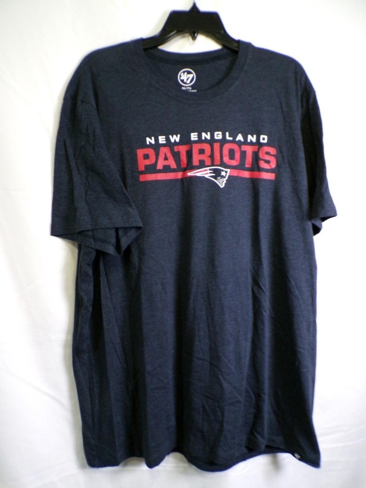 47 Brand Patriots T-Shirt 2XL Navy Graphic Tee