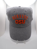 OSU Oregon State Beavers Gray Captivating Adjustable Baseball Cap