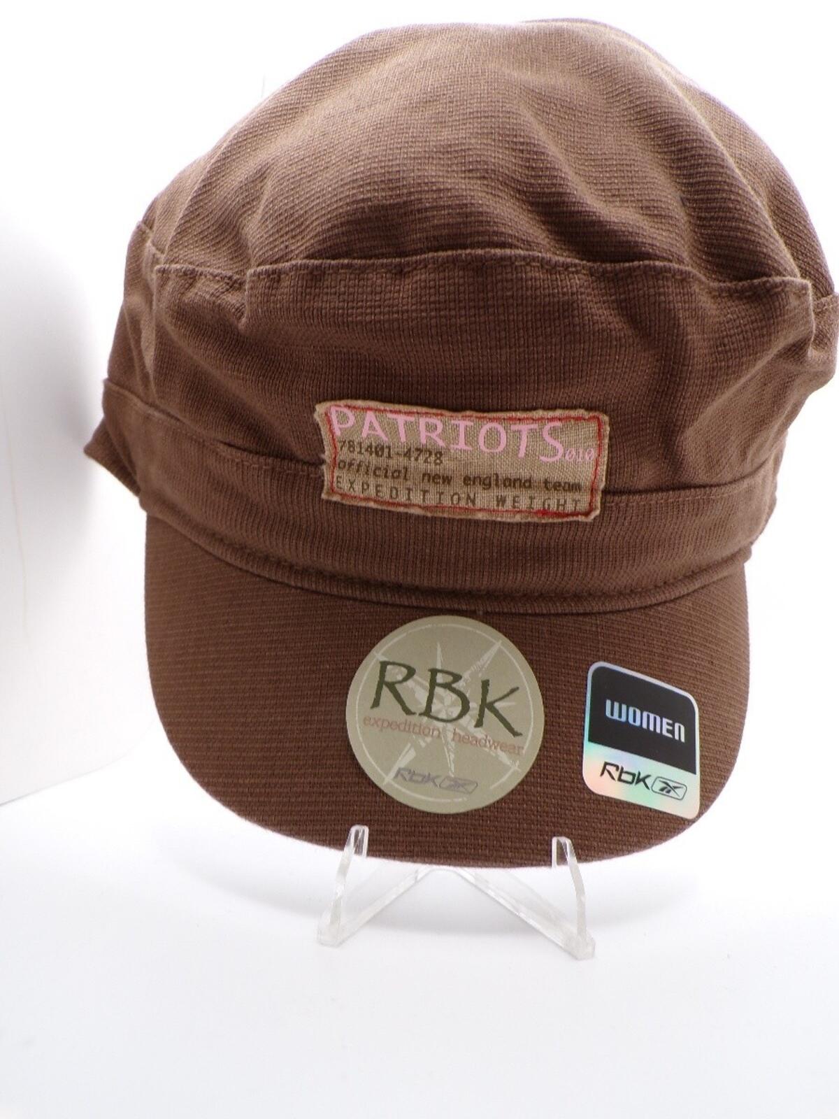 Reebok RBK Women's Patriots Brown Cadet Army Cap Expedition Hat M