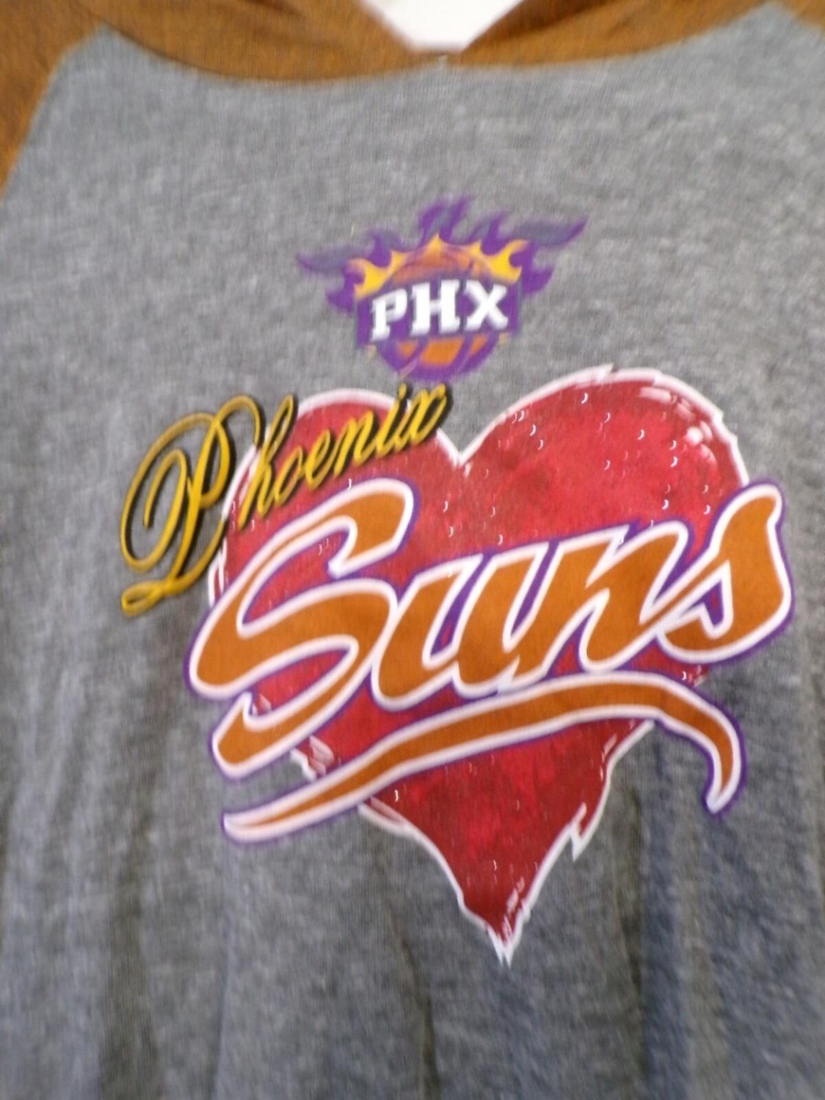 Women's Phoenix Suns Hooded Raglan Long Sleeve T-Shirt Large