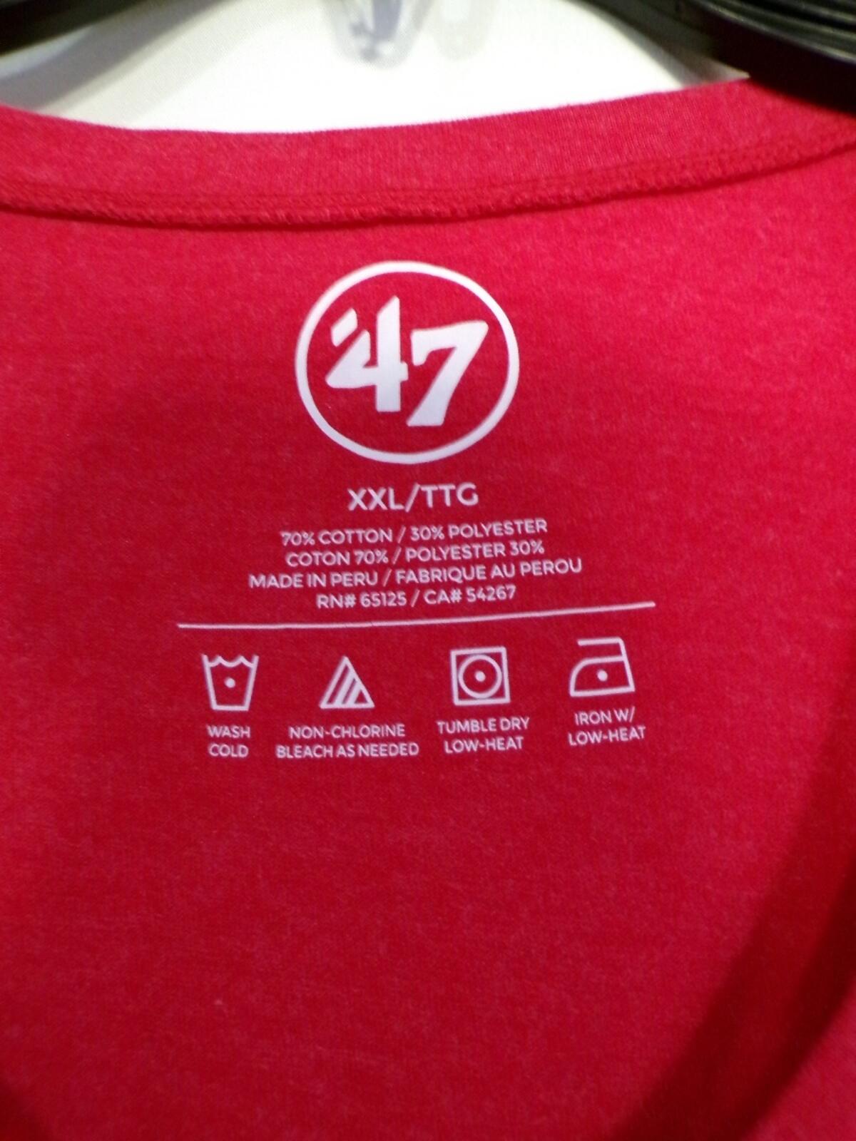 47 Brand Women's Montreal Canadiens Gameday Everyday T Shirt 2XL Red