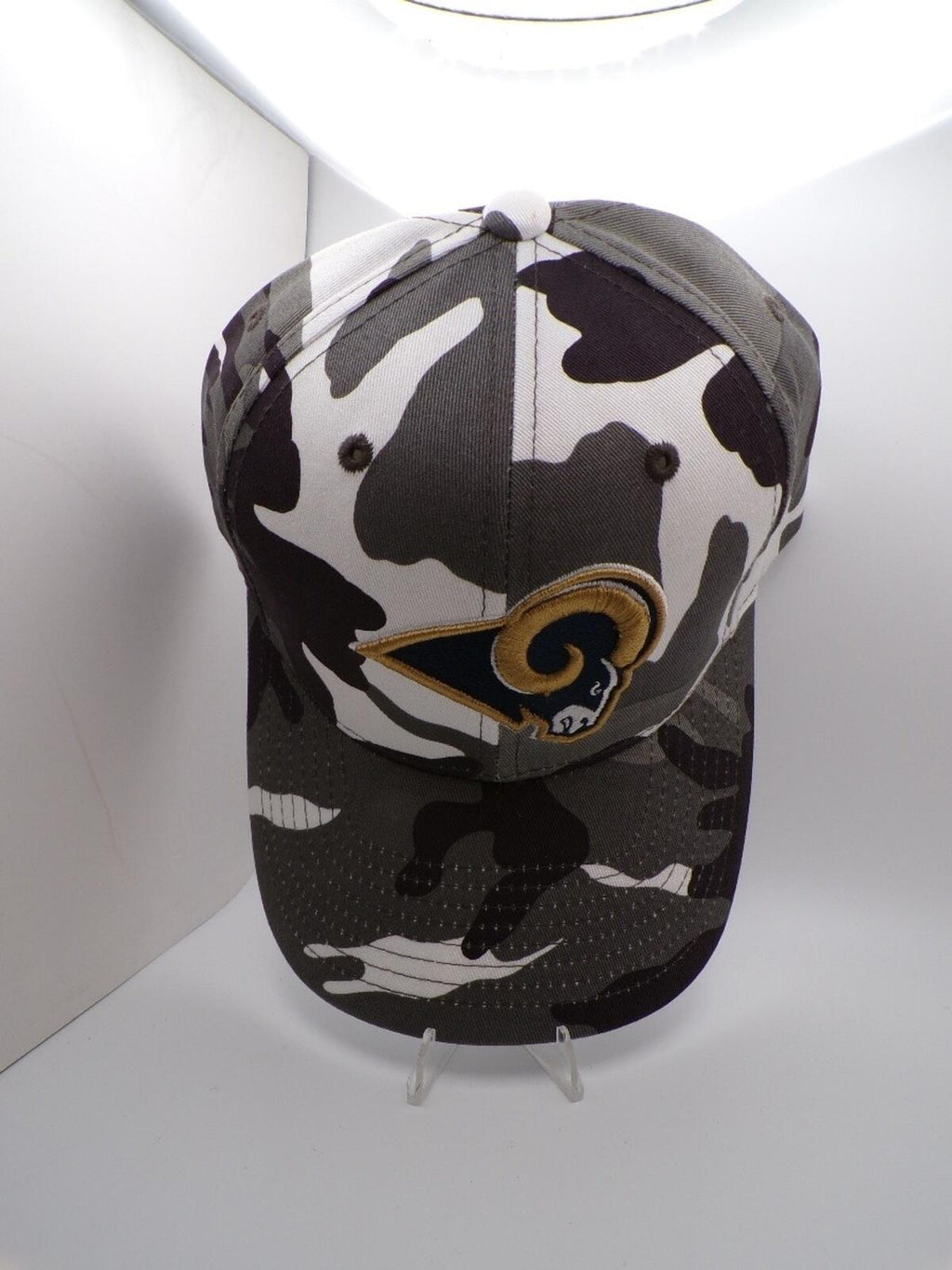 Los Angeles Rams Camo Baseball Cap Team Apparel Men's Adjustable Hat