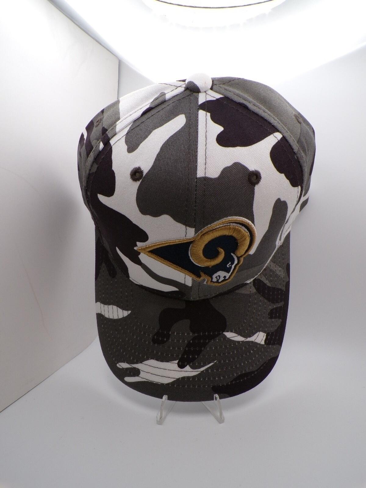 Los Angeles Rams Camo Baseball Cap Team Apparel Men's Adjustable Hat