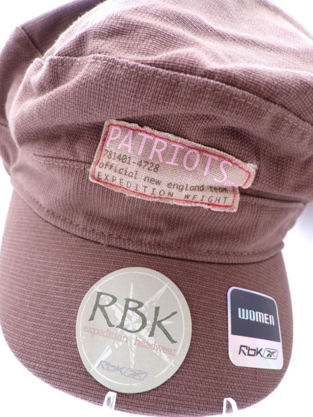Reebok RBK Patriots Women's Cadet Cap Brown One Size OSFA