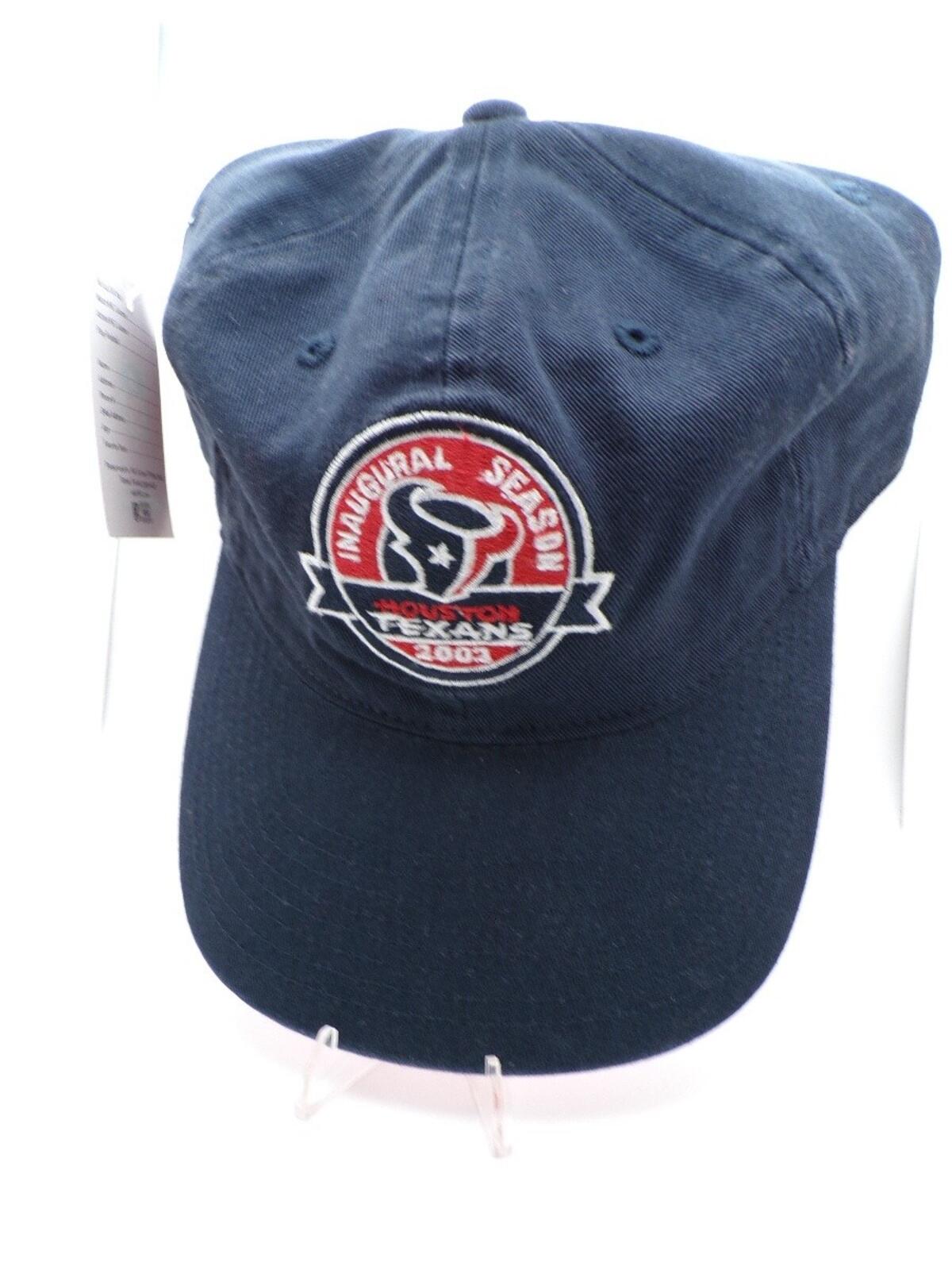 Houston Texans 2002 Inaugural Season Navy Baseball Cap Reliant Stadium Vintage