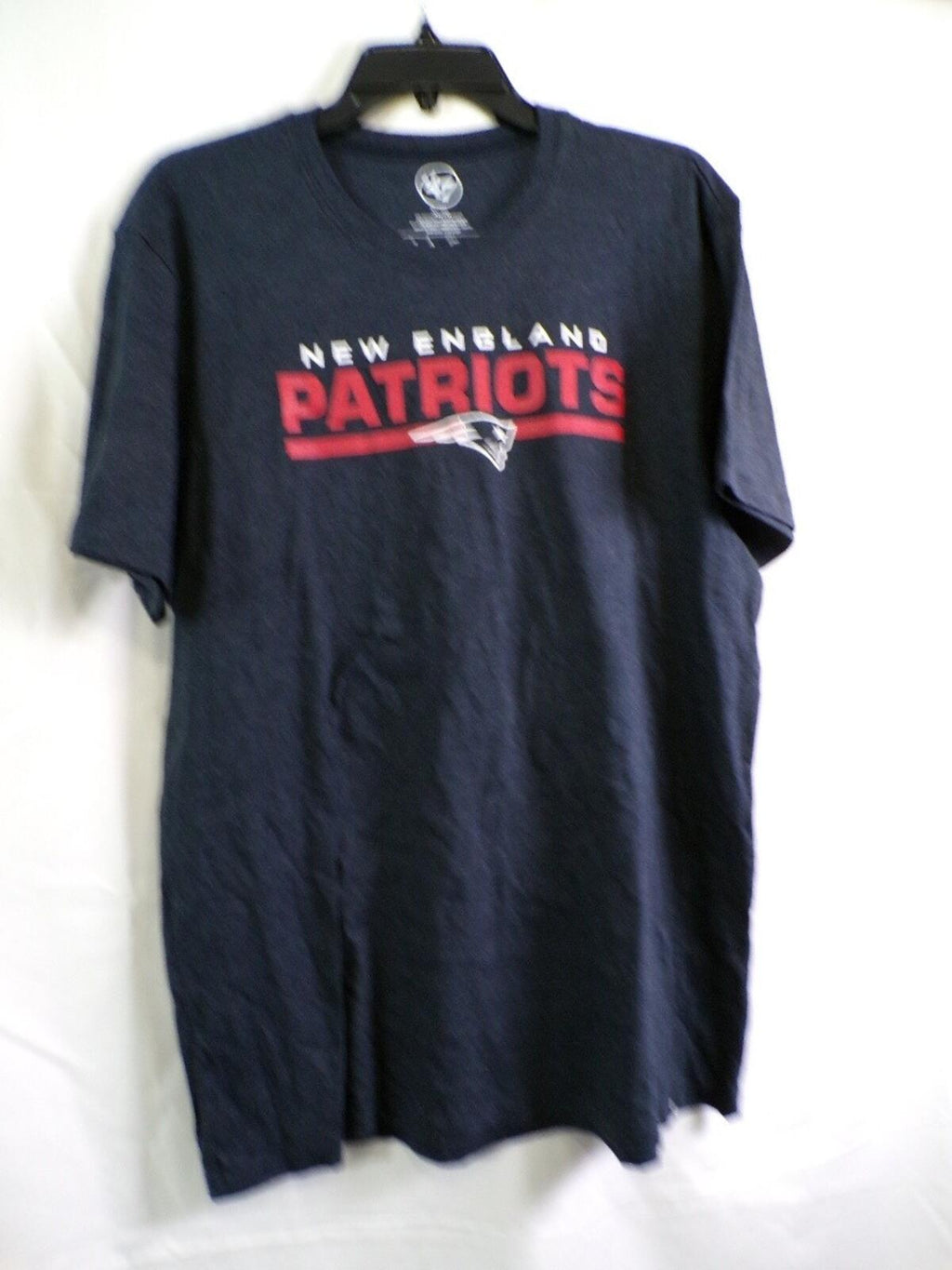 47 Brand New England Patriots Men's T-Shirt XL Navy Crew 47 CLEAN UP