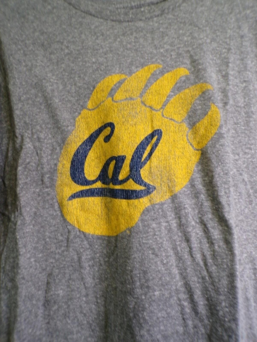 Original Retro Brand Cal Bears Men's L Gray Heather T-Shirt College Vault