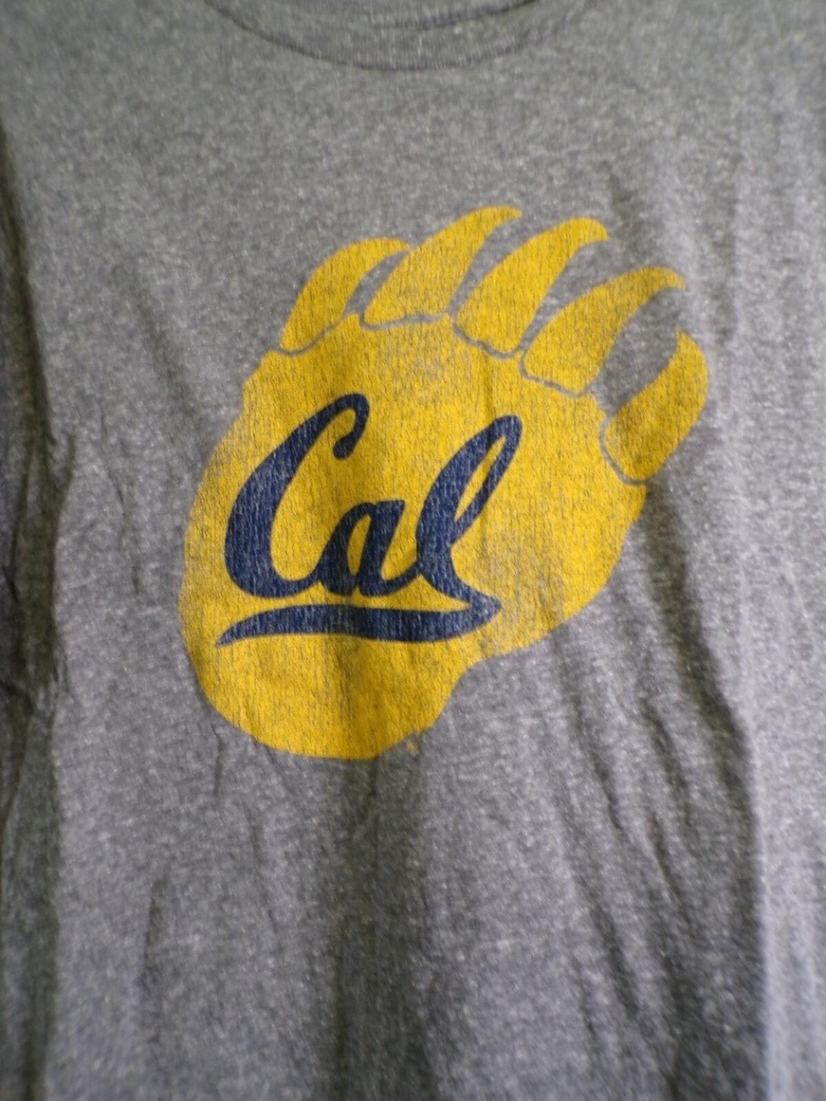 Original Retro Brand Cal Bears Men's L Gray Heather T-Shirt College Vault
