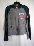 Campus Lifestyle Minnesota Twins Boys L Full Zip Hooded Sweatshirt Gray Navy