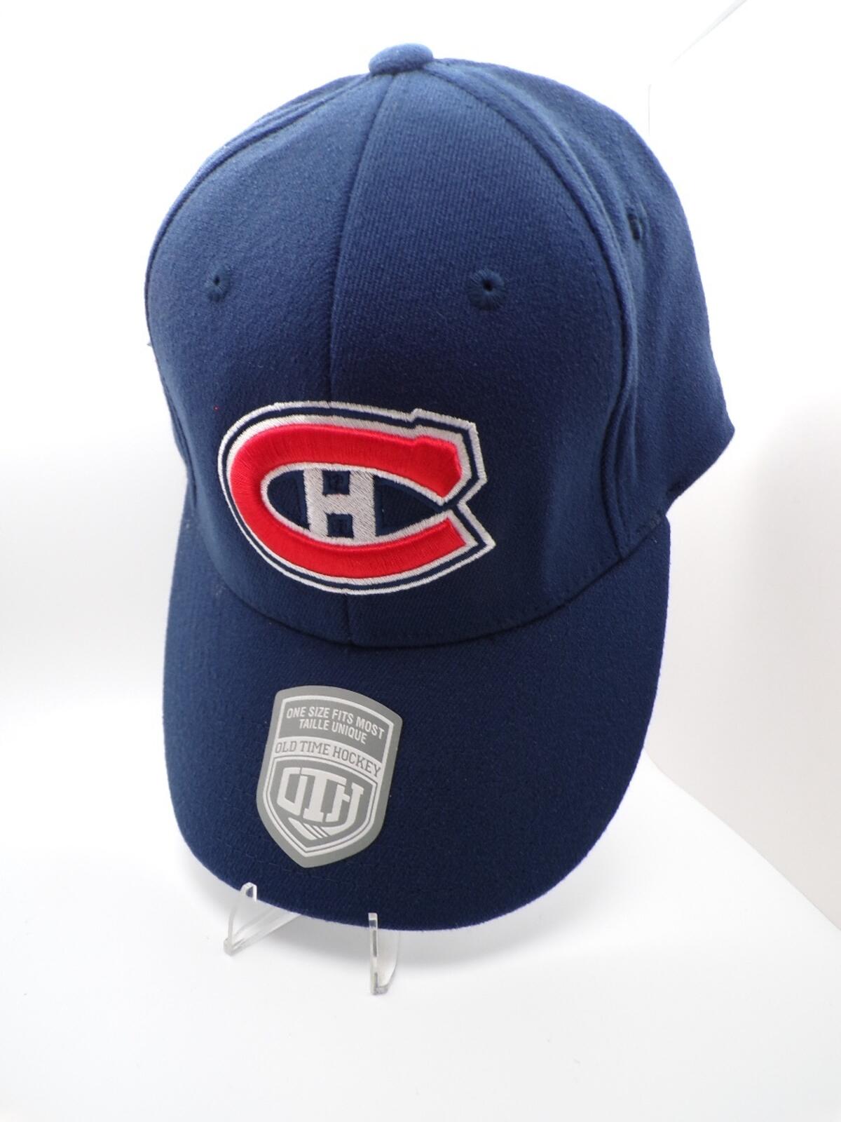 Old Time Hockey Montreal Canadiens Navy Baseball Cap One Size Fits Most