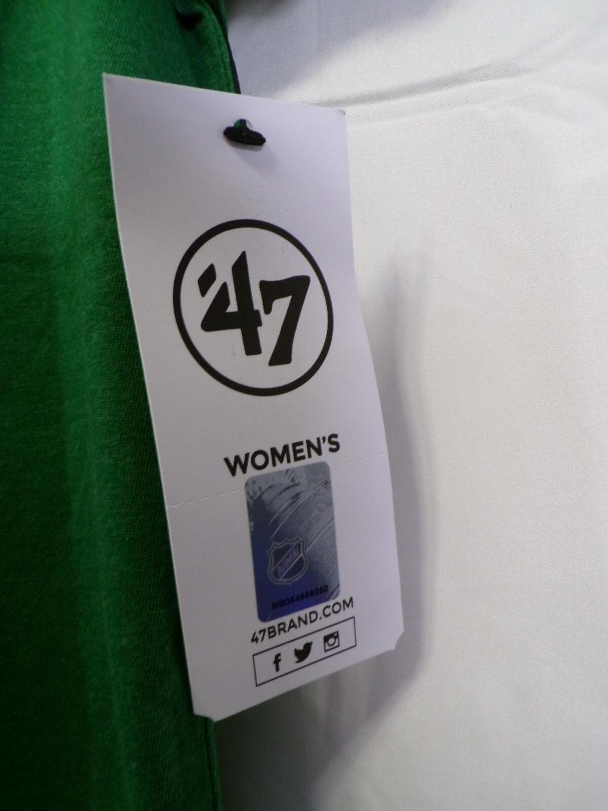 47 Brand Women's Dallas Stars Kelly Green Scoop Neck T-Shirt Large L