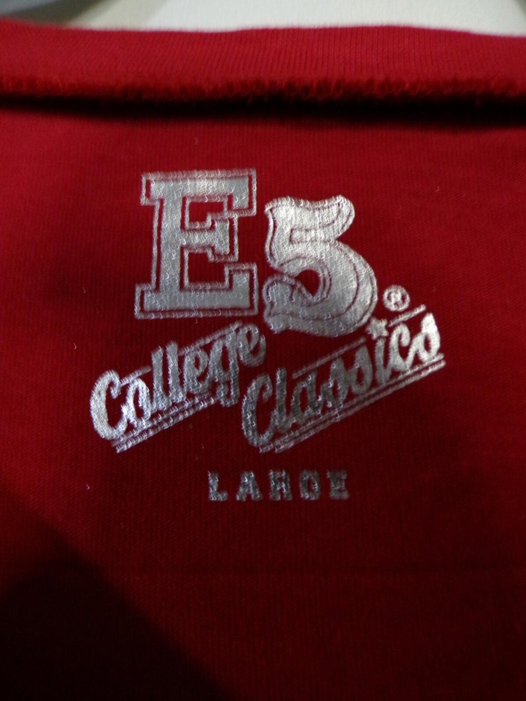 E5 College Classics Women's Cropped T-Shirt Large Oklahoma Sooners Red