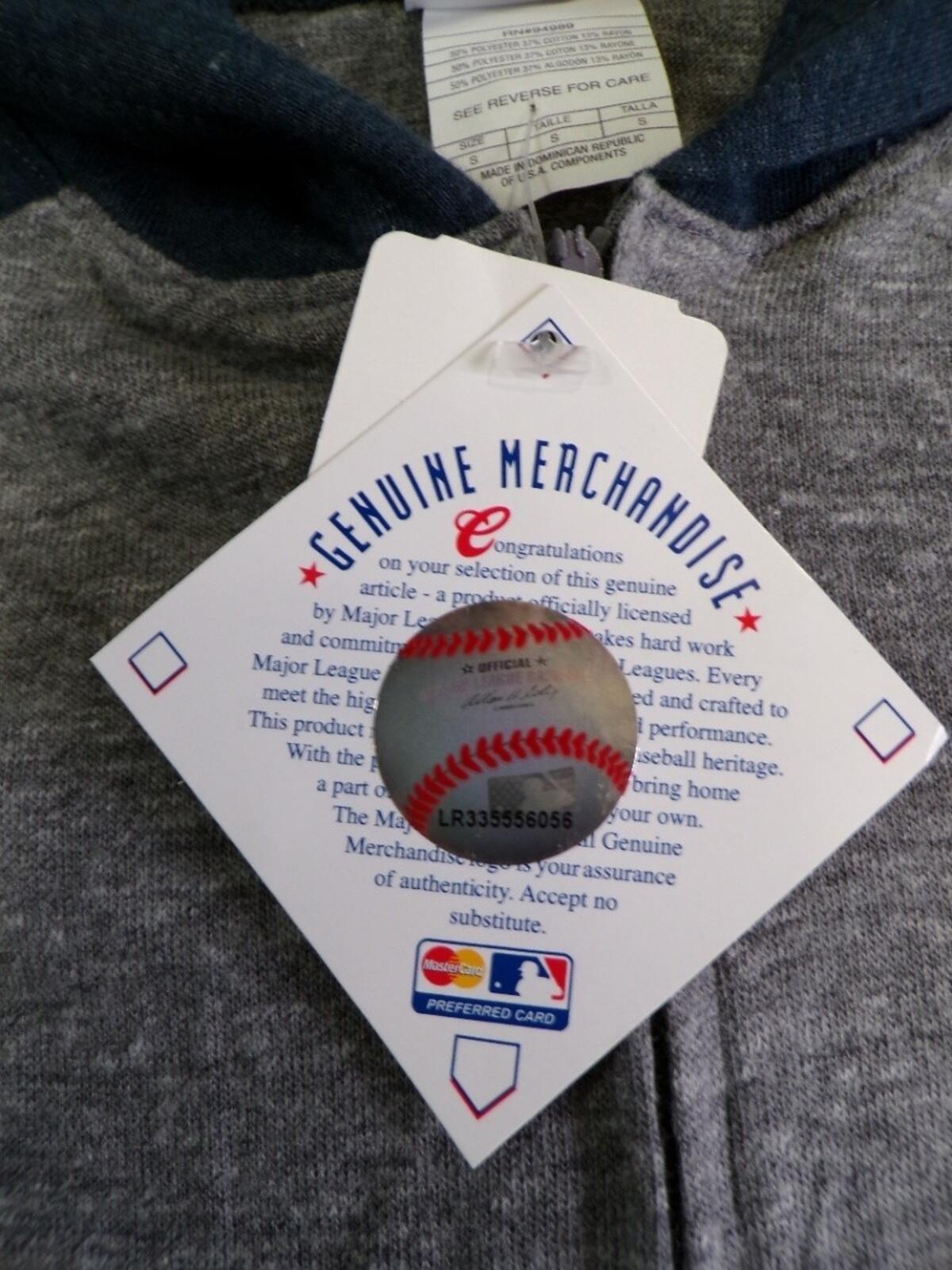 Minnesota Twins Full Zip Hoodie Boys M TC Logo Gray Raglan Sleeves