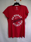 47 Brand Montreal Canadiens Women's T-Shirt Large Red Scoop Neck Jersey