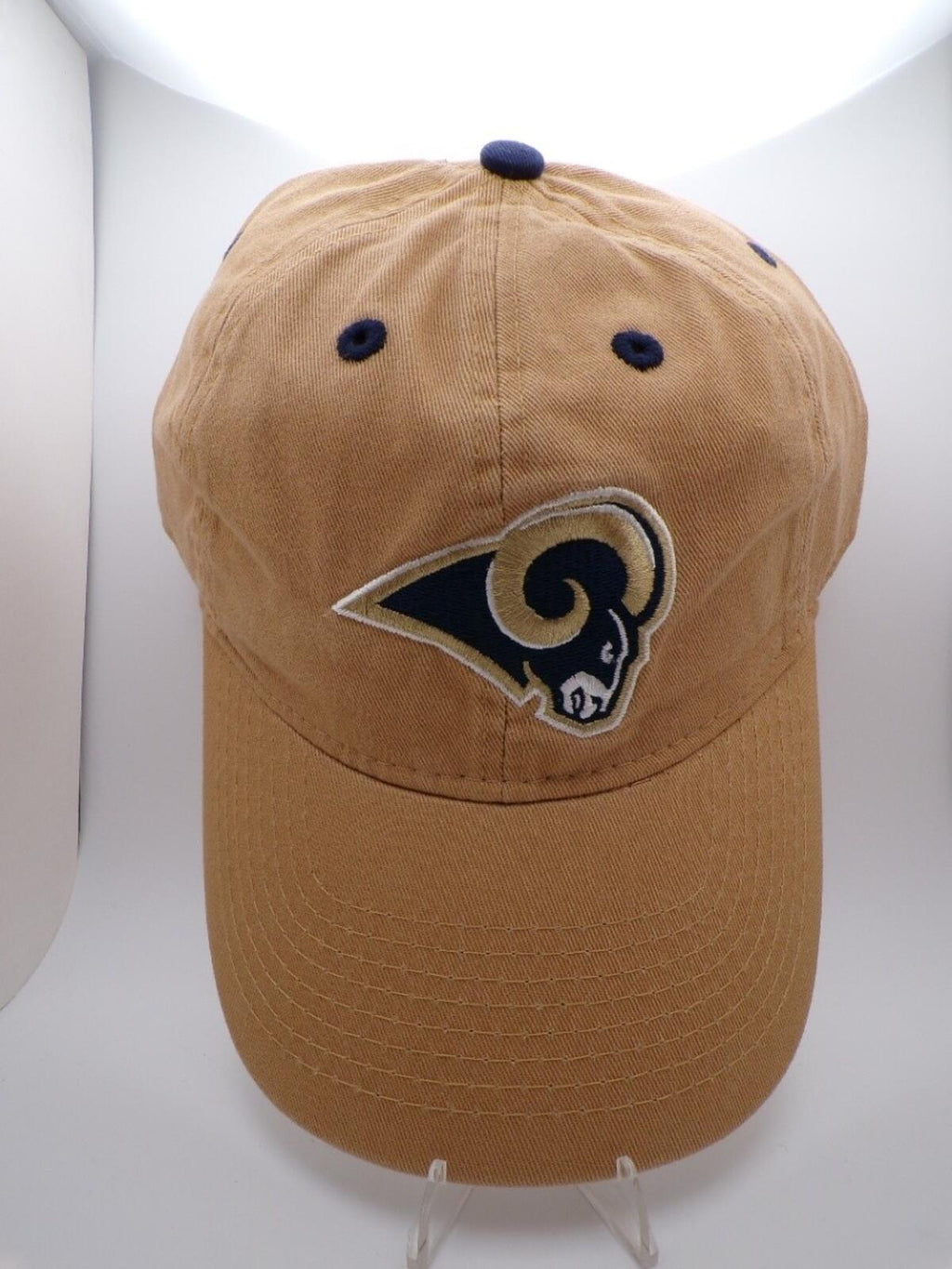 Los Angeles Rams Baseball Cap Tan Adjustable Dad Hat Cotton Men's