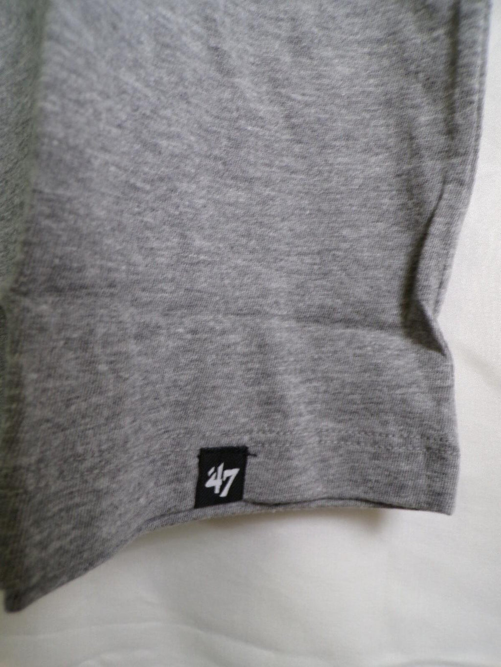 47 Brand Men's Miami Hurricanes Gray Graphic T-Shirt Large L