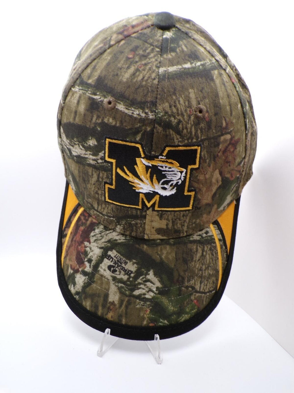 Mossy Oak Missouri Tigers Camouflage Baseball Cap Adjustable One Size