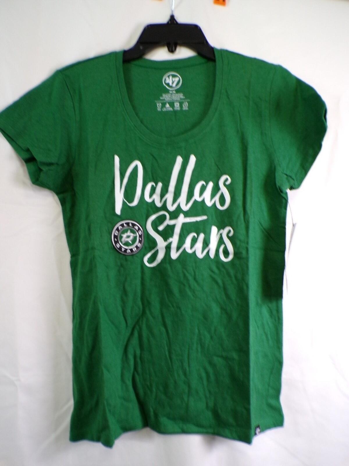 Dallas Stars Women's Green T Shirt Medium Crew MPN B88446886