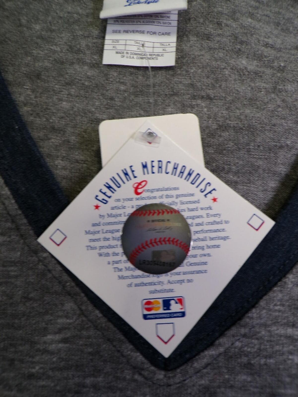 Campus Lifestyle Minnesota Twins Women's Raglan T-Shirt XL Gray Navy