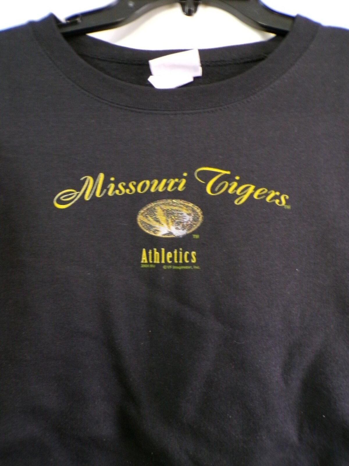 Missouri Tigers Women's 2XL Black Crewneck Pullover Sweatshirt Athletics
