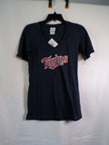 Minnesota Twins Women's V Neck T Shirt Genuine Merchandise M