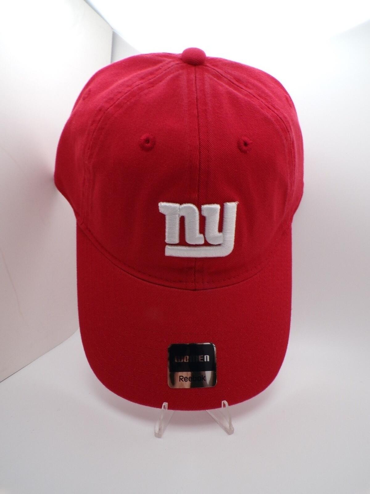 Reebok Red NY Embroidered Baseball Cap Men Adjustable OSFM