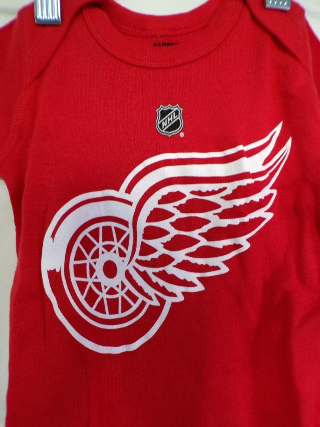 Detroit Red Wings Baby Bodysuit 12M Red Logo